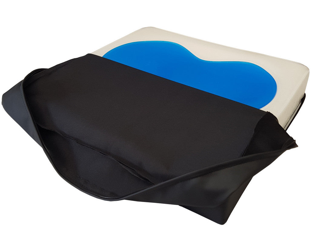 DELUXE CONTOUR DUAL GEL SEAT CUSHION 51cm (20")