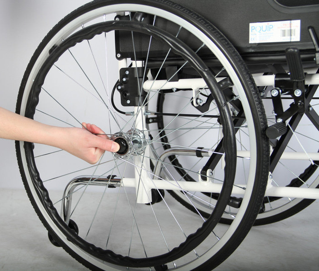 DELUXE LIGHTWEIGHT ALUMINIUM WHEELCHAIR - 46cm