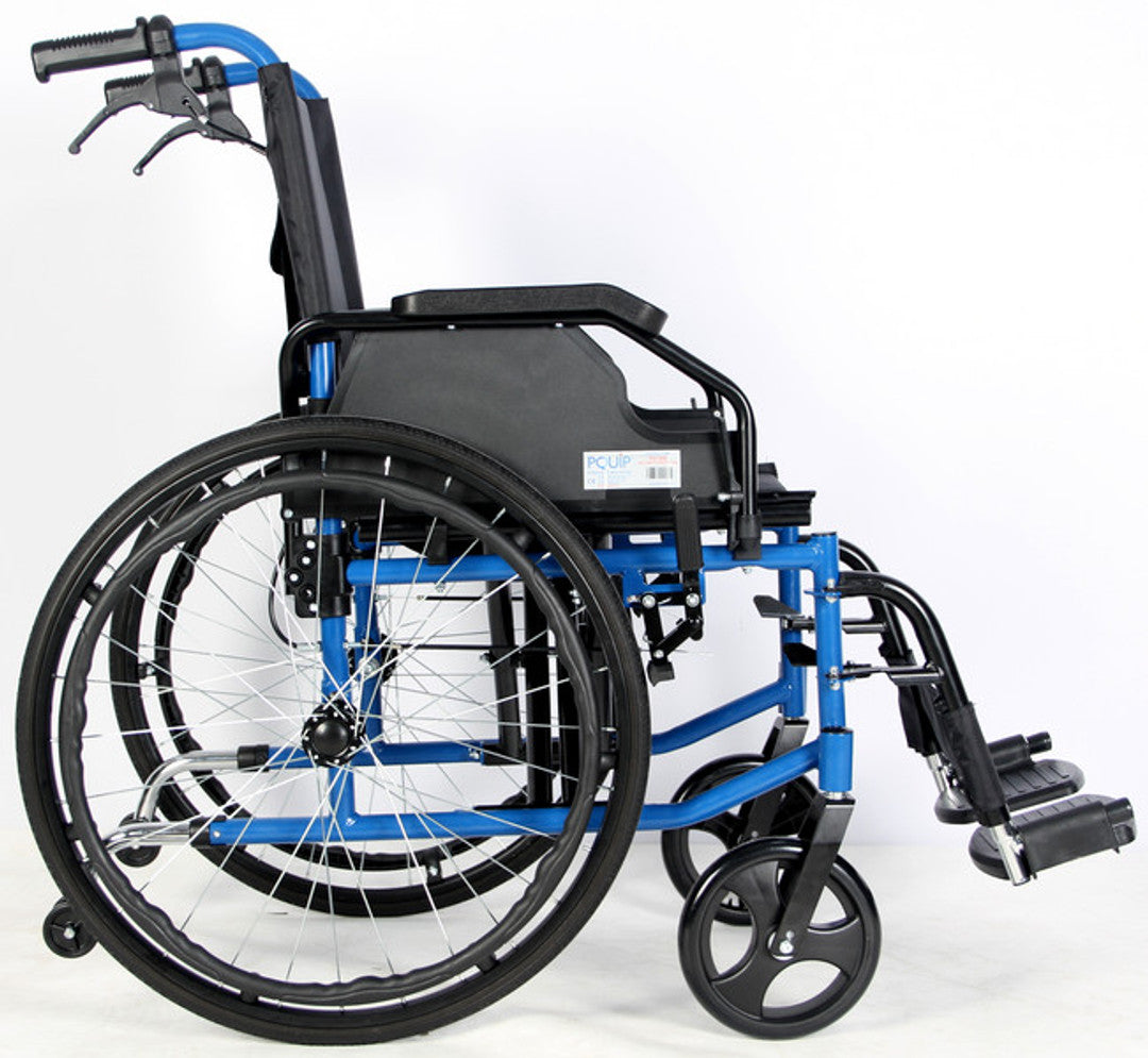 DELUXE STEEL WHEELCHAIR - 44cm