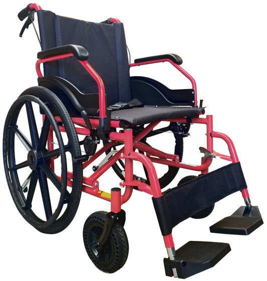 HEAVY DUTY STEEL WHEELCHAIR