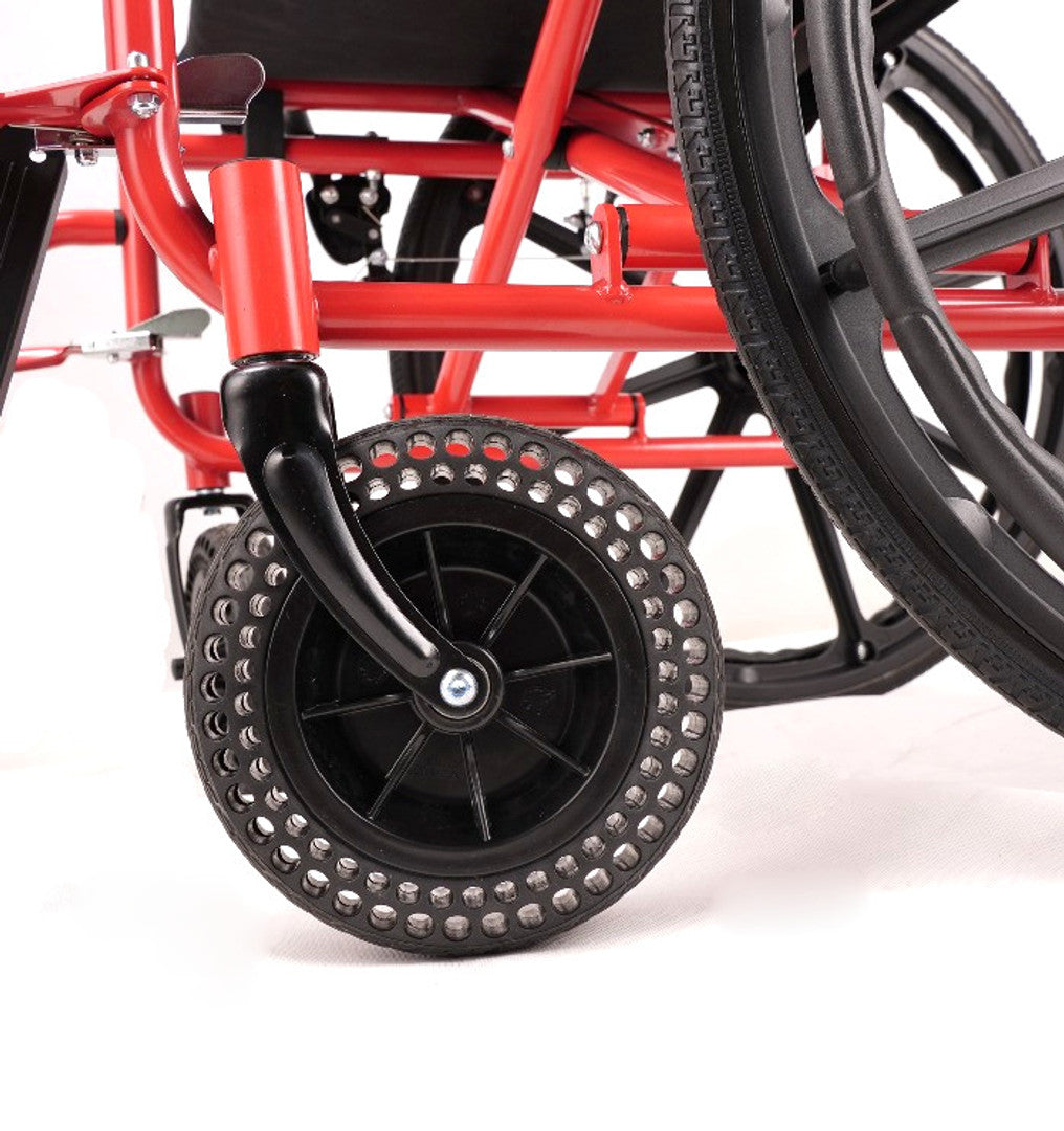 HEAVY DUTY STEEL WHEELCHAIR