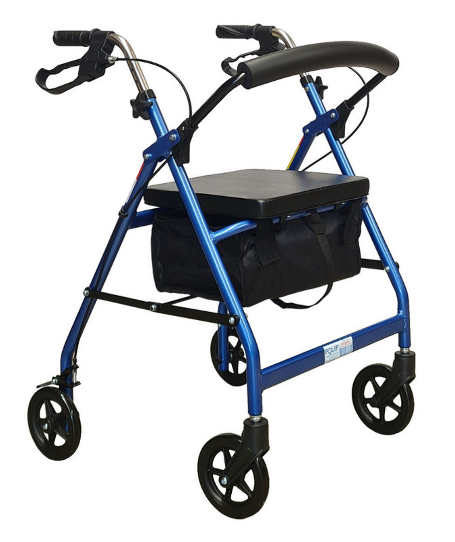 PQUIP 6" WHEEL ALUMINIUM ROLLATOR