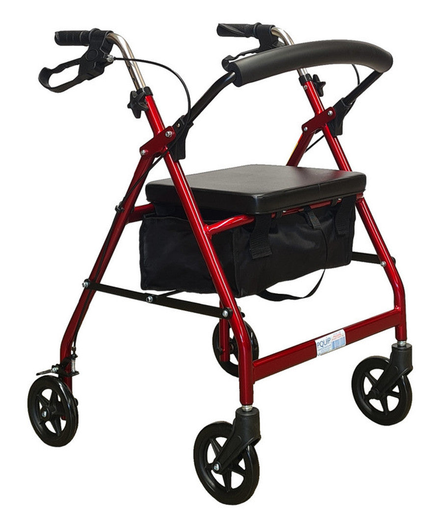 PQUIP 6" WHEEL ALUMINIUM ROLLATOR