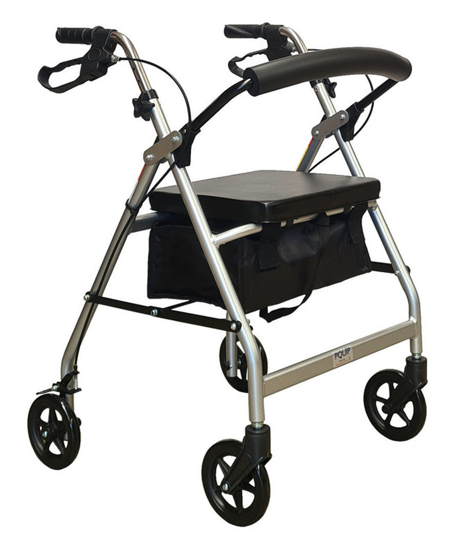 PQUIP 6" WHEEL ALUMINIUM ROLLATOR