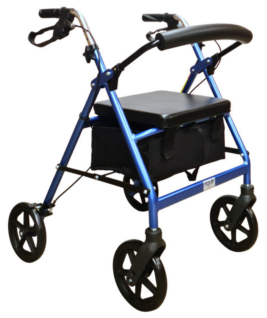 PQUIP 8" WHEEL ALUMINIUM ROLLATOR