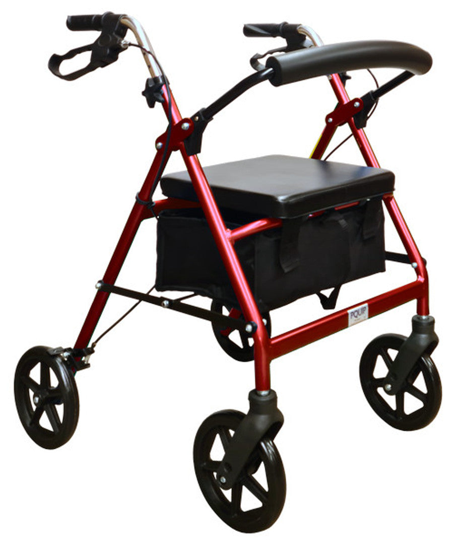 PQUIP 8" WHEEL ALUMINIUM ROLLATOR