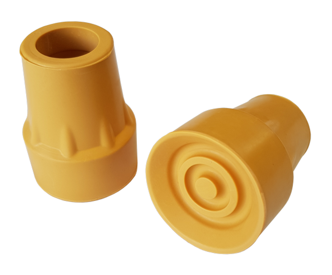 22mm CRUTCH TIP YELLOW