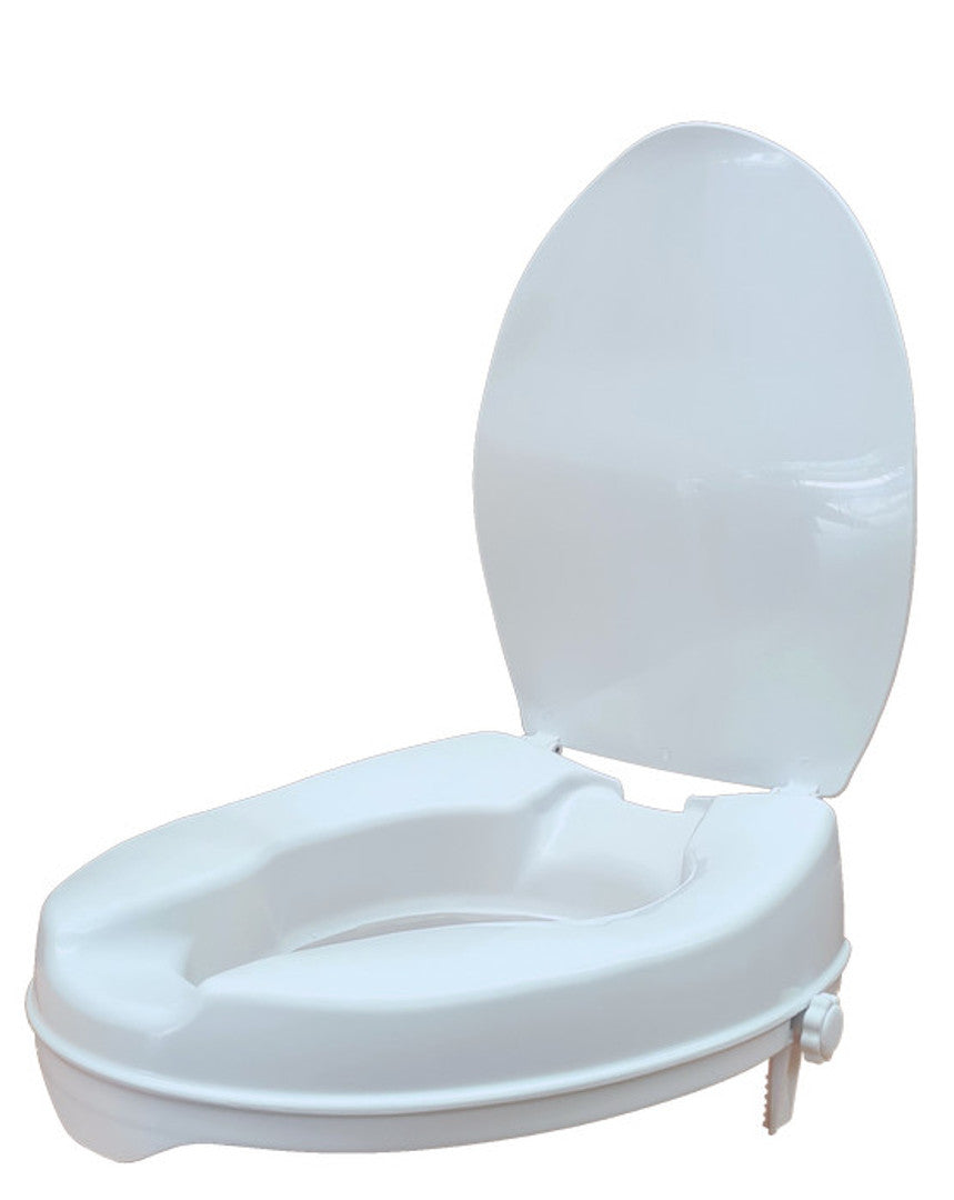 (RRT107) 2" RAISED TOILET SEAT w/ LID (5cm)