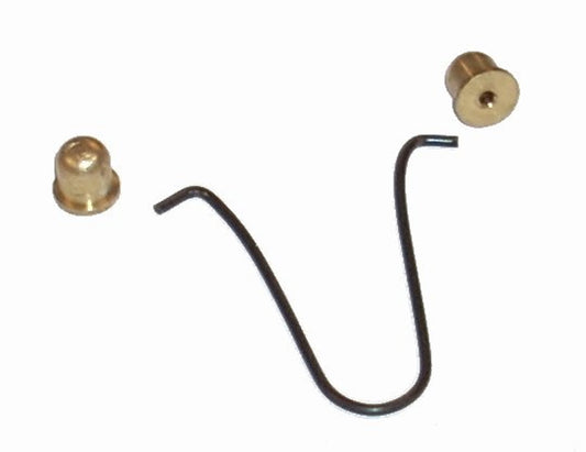 6.50MM BRASS BUTTON AND SPRING