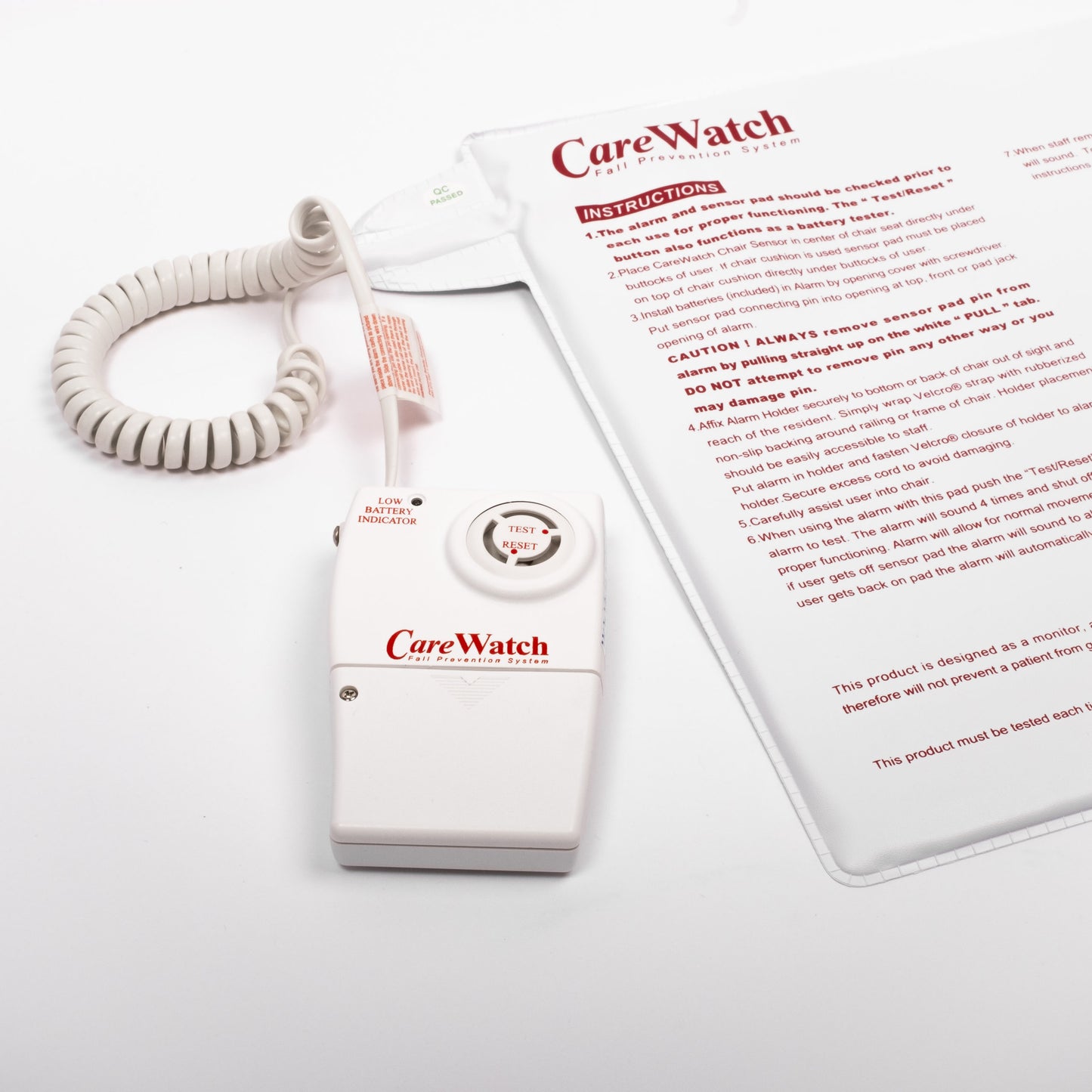 CareWatch Bed Alarm and Sensor Pad