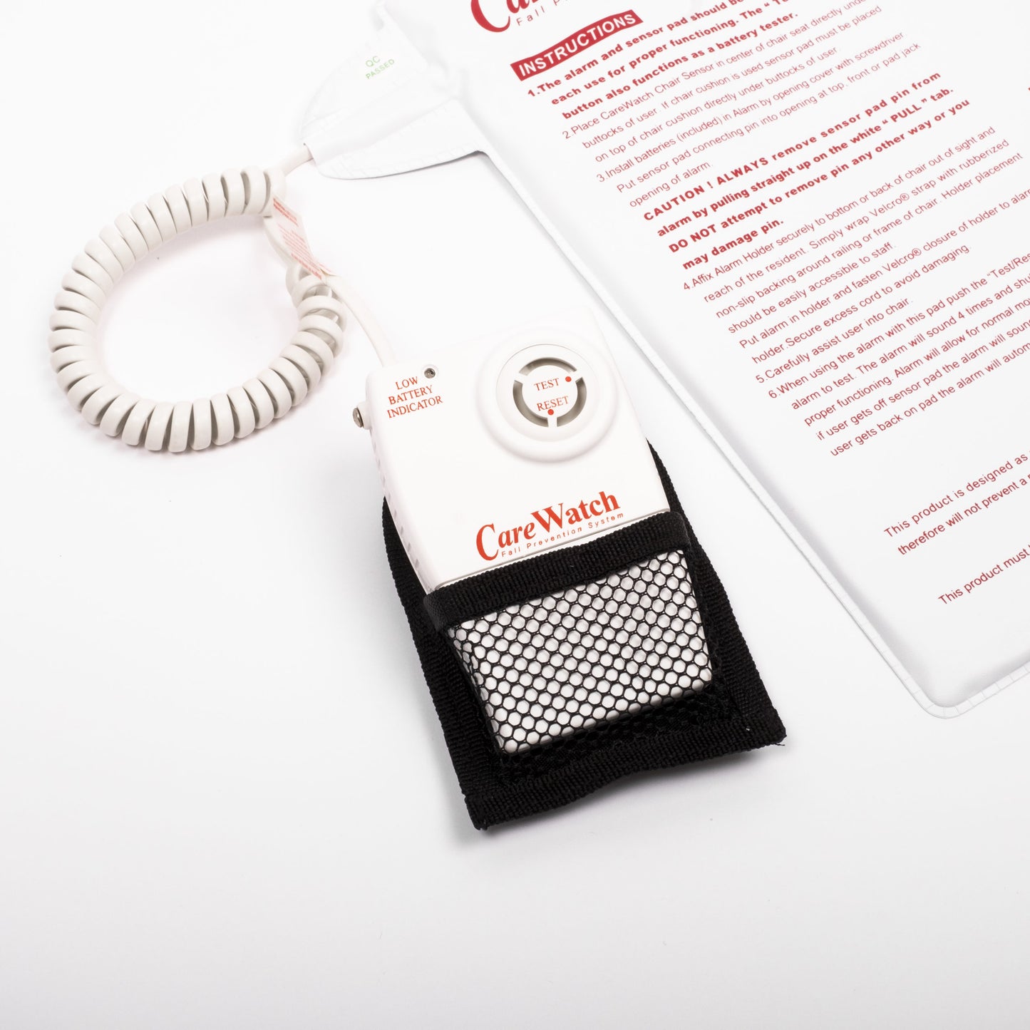 CareWatch Chair Alarm and Sensor Pad