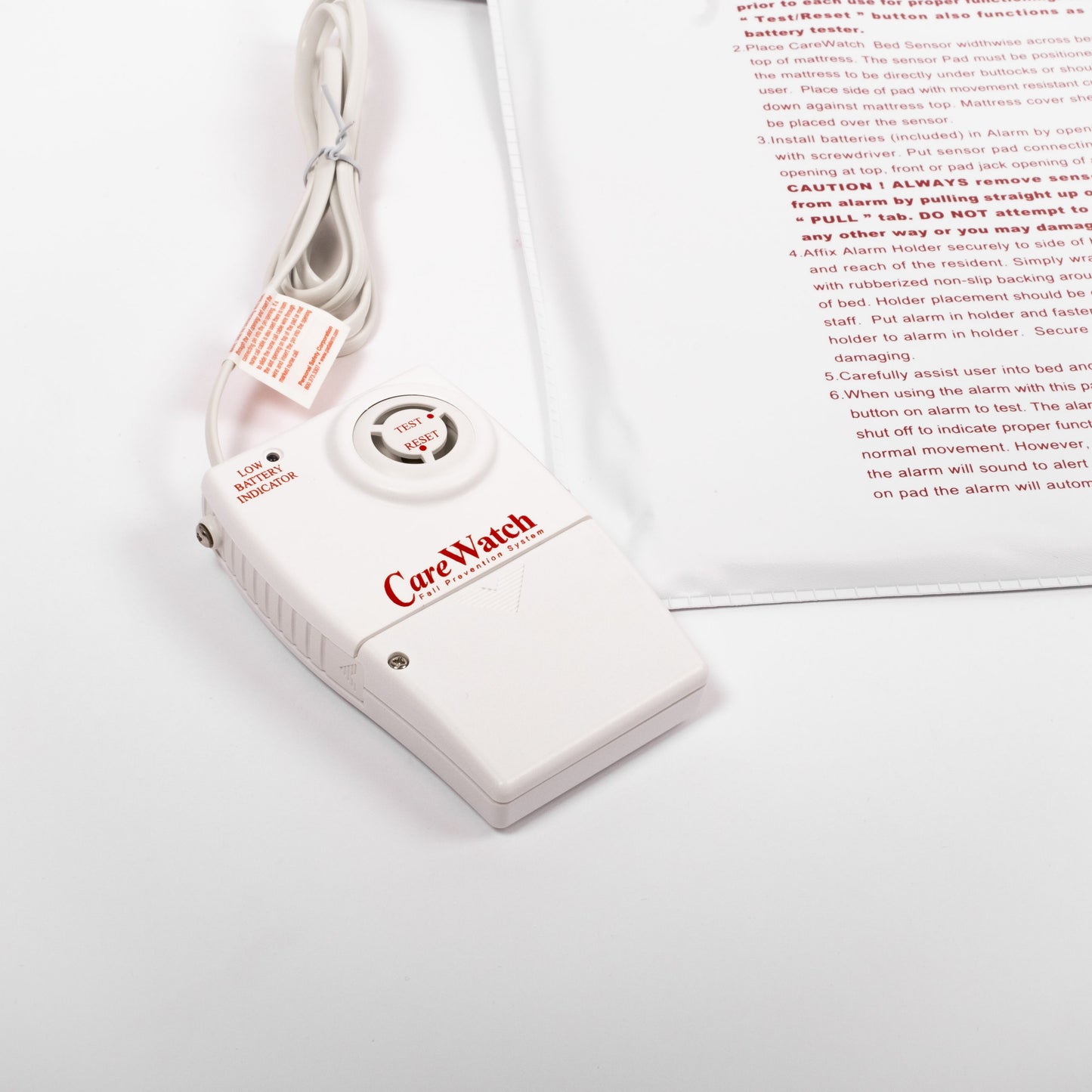 CareWatch Bed Alarm and Sensor Pad