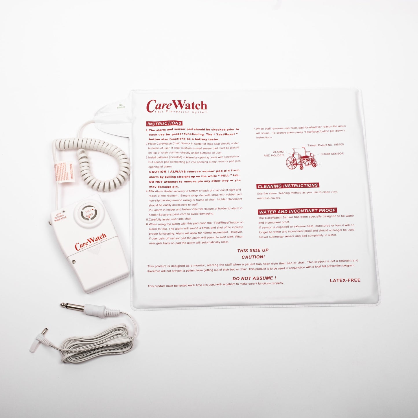 CareWatch Bed Alarm and Sensor Pad