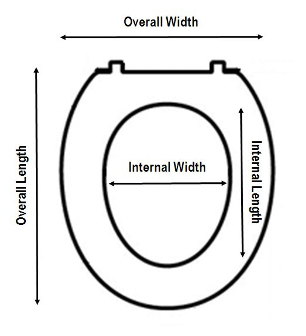 SMALL TOILET SEAT & LID - 7/8"