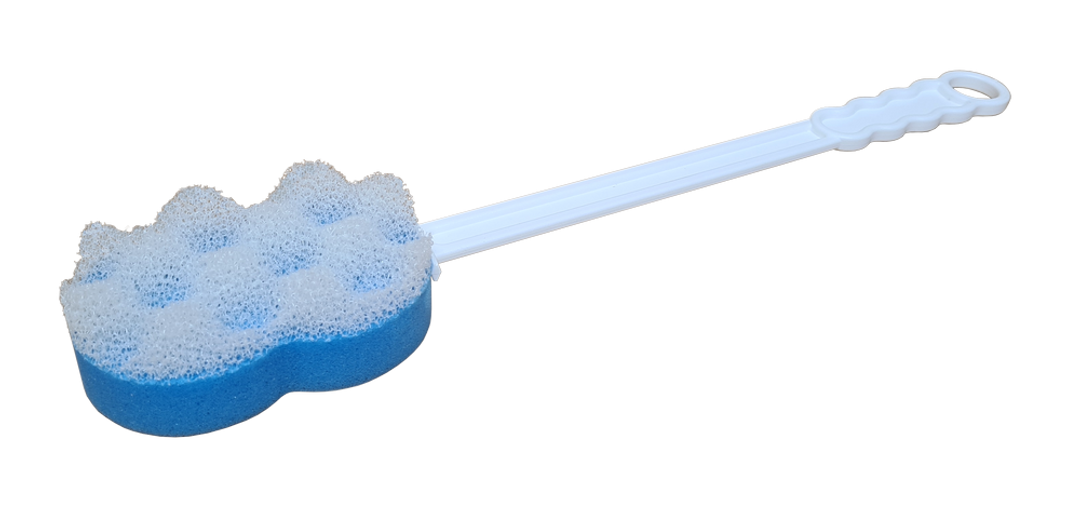 2-in-1 LONG HANDLE BATH SPONGE