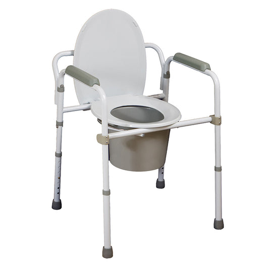 2 in 1 Folding Commode/Over Toilet Aid